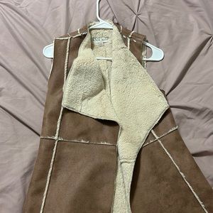 Faux Suede Vest
